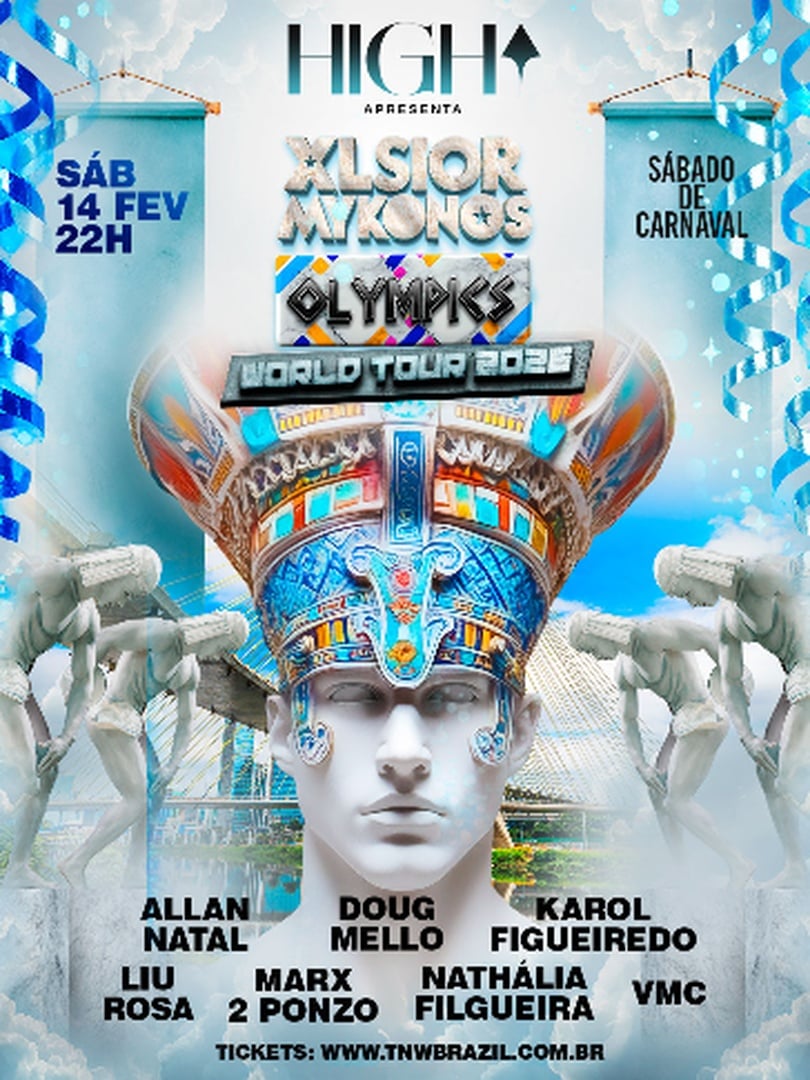 14.02 | HIGH CLUB SP | XLSIOR MYKONOS | OLYMPICS WORLD TOUR | CARNAVAL 2026 | TNW