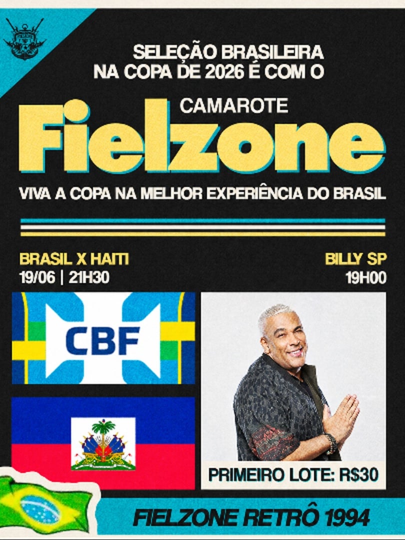 Brasil x Haiti • Copa 2026 - Fielzone Retrô 1994