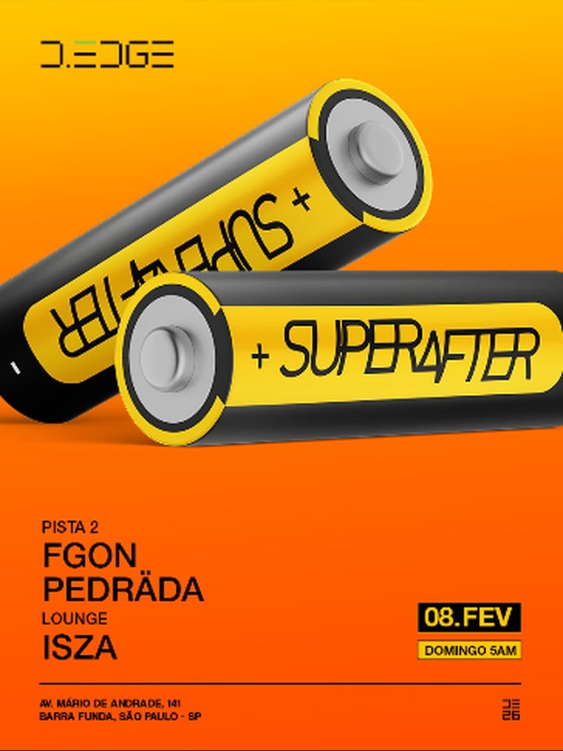 SUPERAFTER D-EDGE SP pres.: P2: FGON. PEDRADA // LOUNGE: ISZA