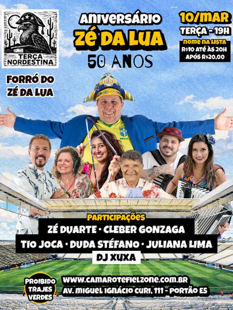 Aniversário Zé da Lua - 50 Anos de História