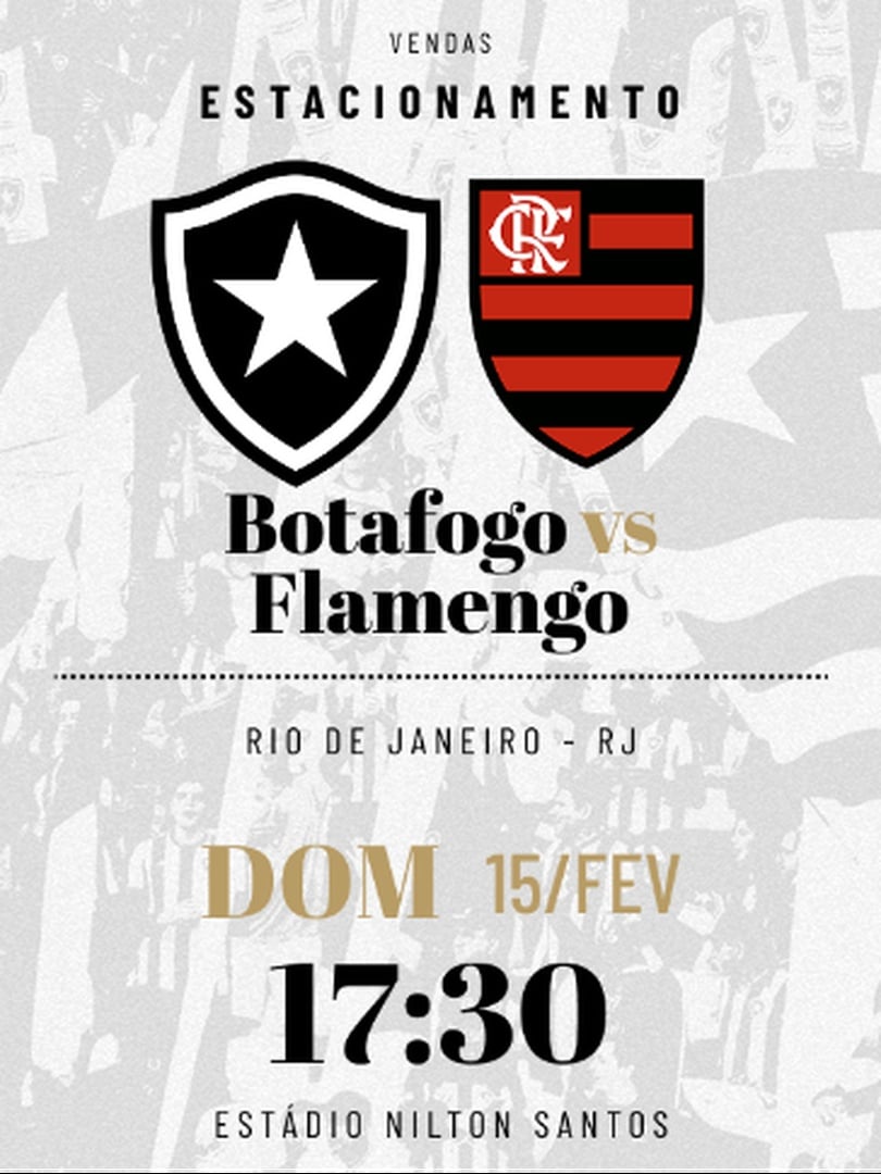 Estacionamento Botafogo x Flamengo - 15/02