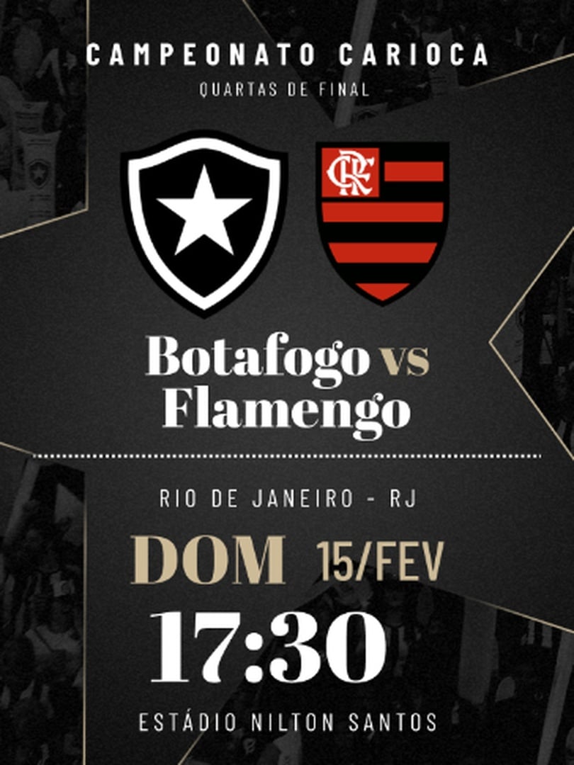 Visitante - Botafogo x Flamengo - Campeonato Carioca