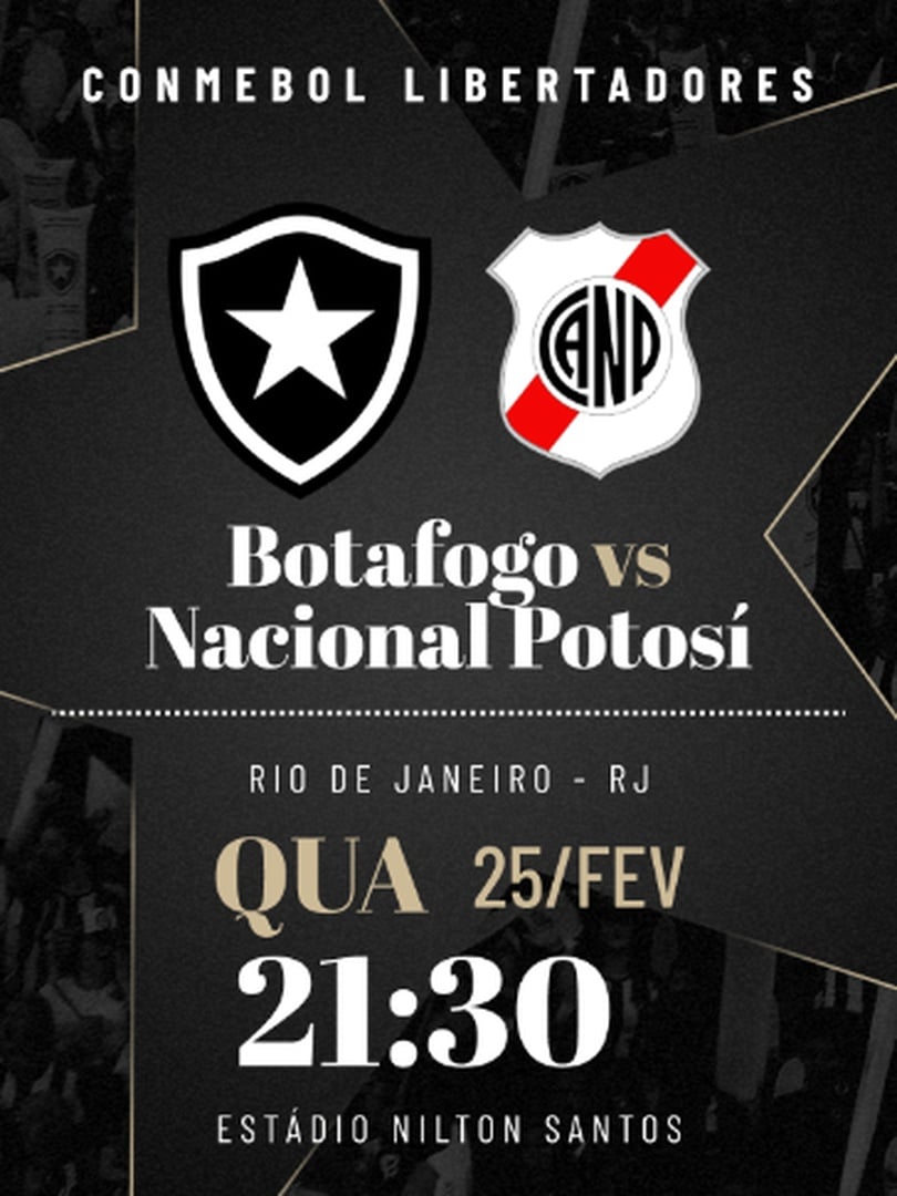 Botafogo x Nacional Potosí - Conmebol Libertadores