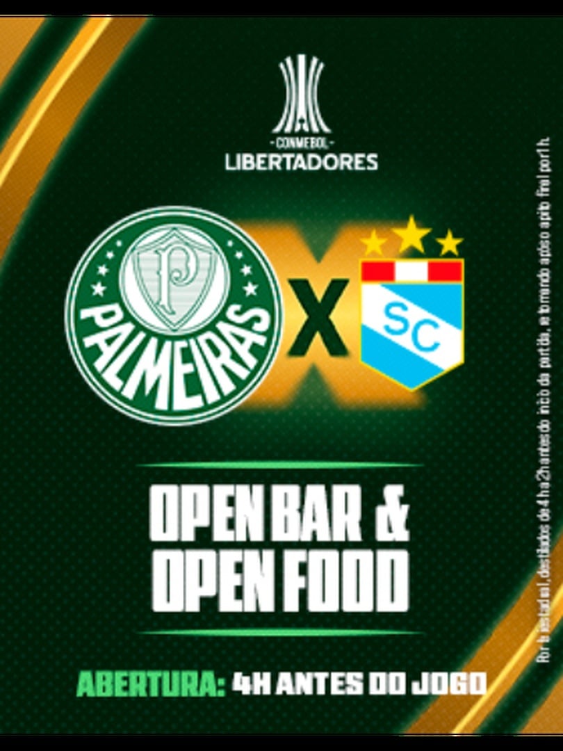 Camarote Fanzone - Palmeiras x Sporting Cristal