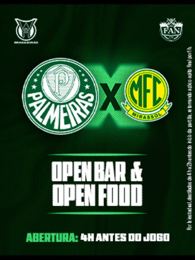 Camarote Fanzone - Palmeiras x Mirassol