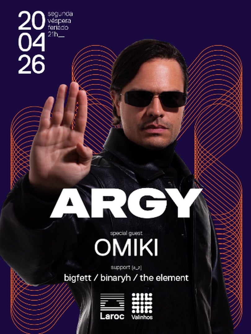 Capa do evento: Laroc Club apresenta: Argy
