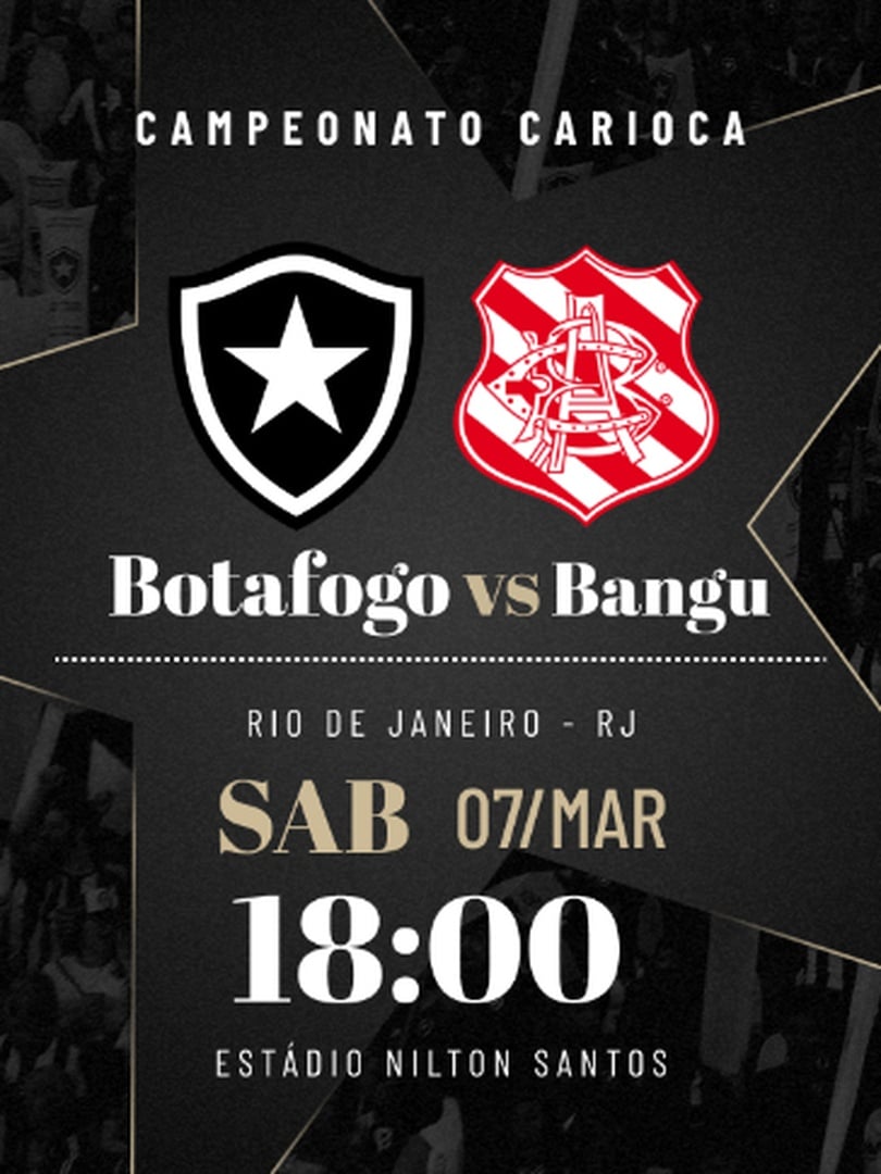 Botafogo x Bangu - Campeonato Carioca