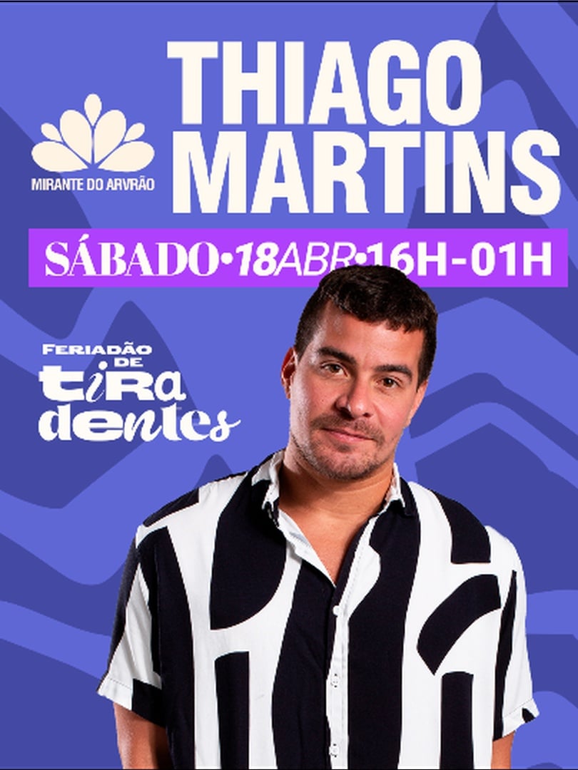 Thiago Martins no Mirante do Arvrão em Rio de Janeiro