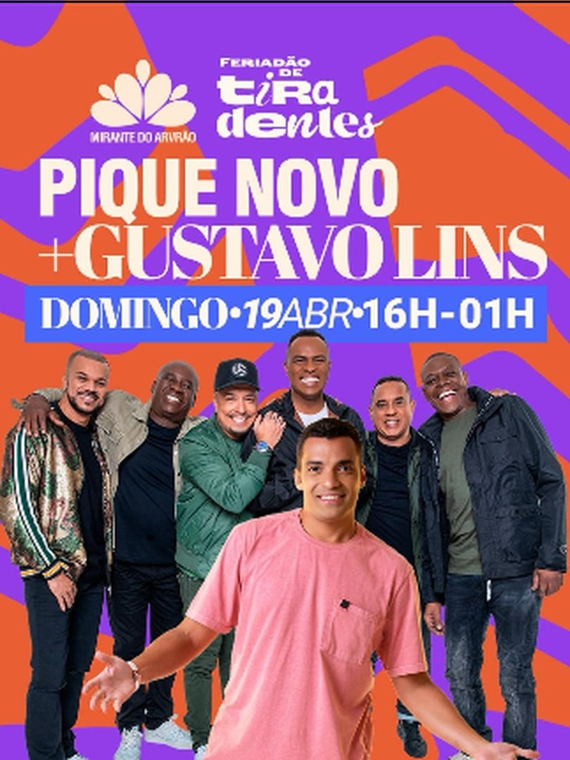 Pique Novo + Gustavo Lins  no Mirante do Arvrão