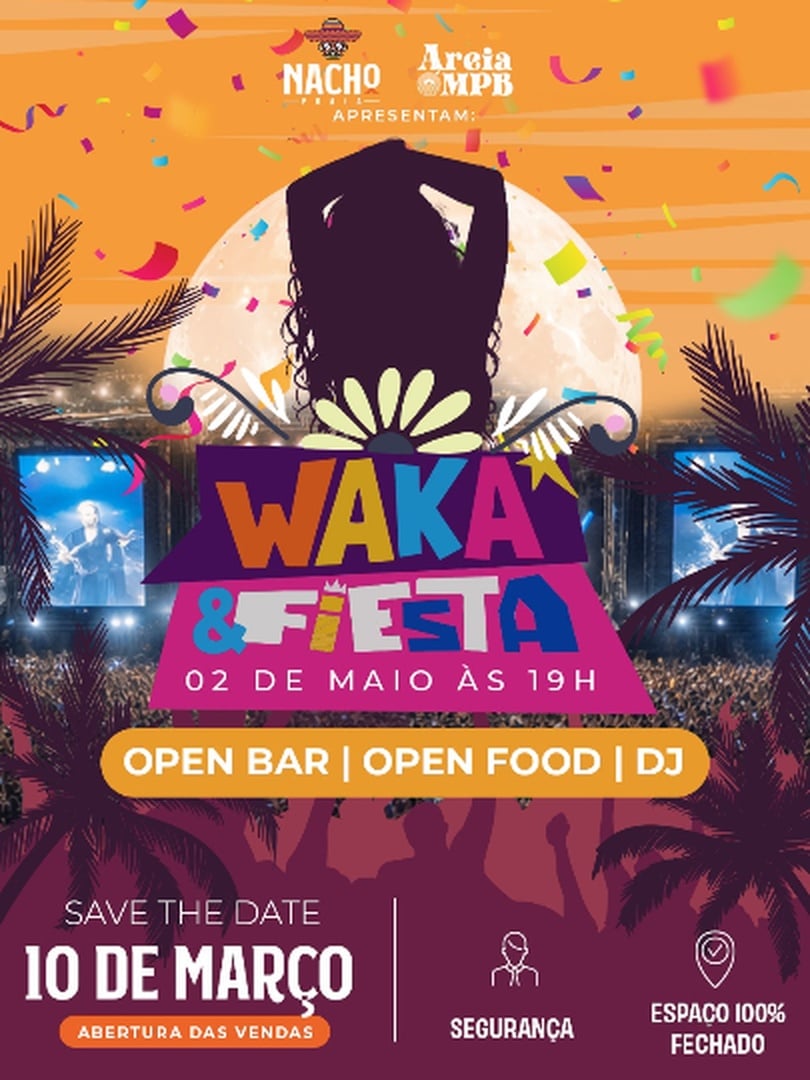 Waka & Fiesta - Quiosque Areia MPB + Nacho