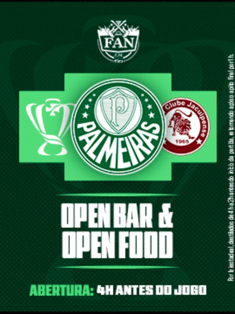 Camarote Fanzone - Palmeiras x Jacuipense