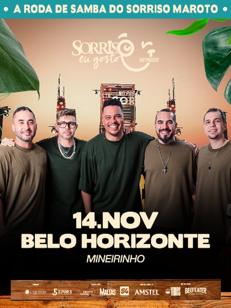 Sorriso Eu Gosto no Pagode em Belo Horizonte