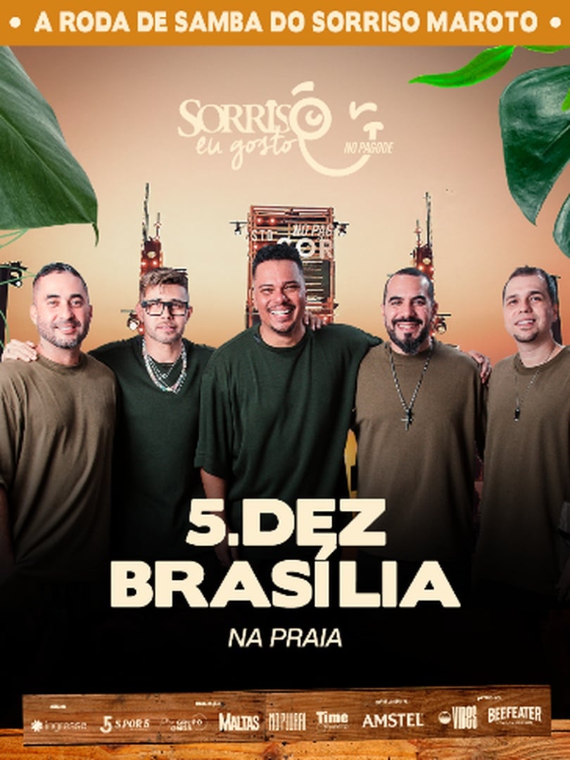 Sorriso Eu Gosto no Pagode em Brasília