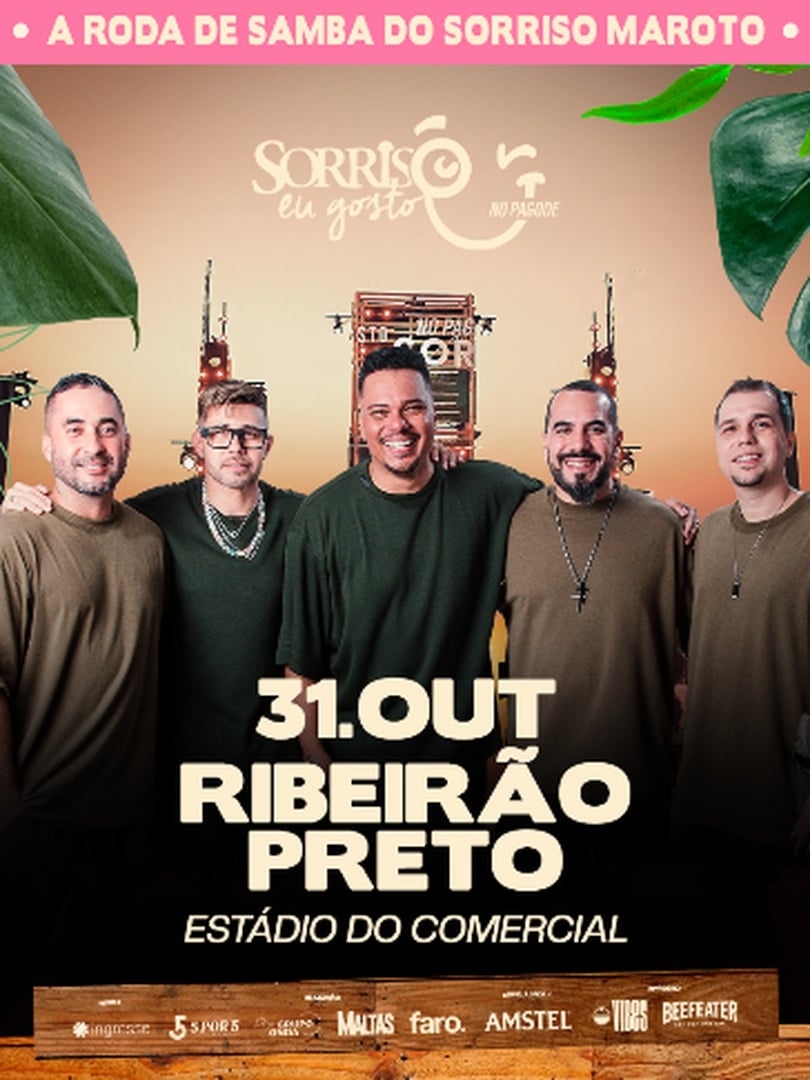 Sorriso Eu Gosto no Pagode em Ribeirão Preto