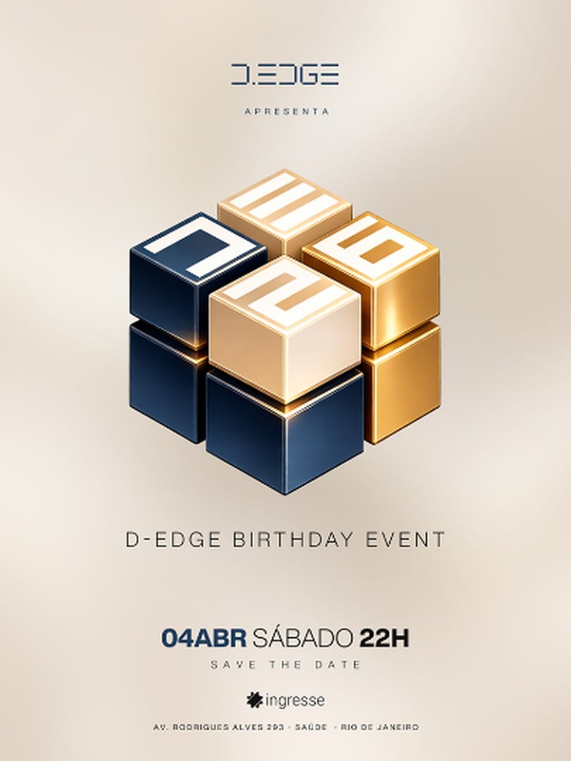 D-EDGE RIO apresenta DE26  DE26 w/ Carl Craig, Moodymann, Kink, Ratier e mais!