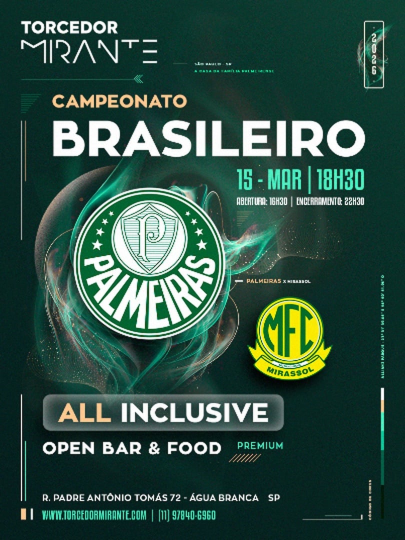 Torcedor Mirante - Palmeiras x Mirassol