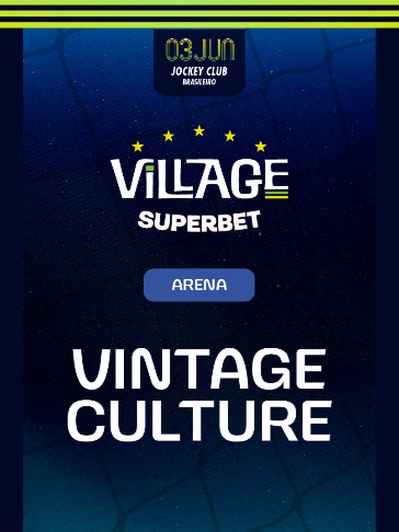 Capa do evento: Village 2026 : Vintage Culture (Arena)