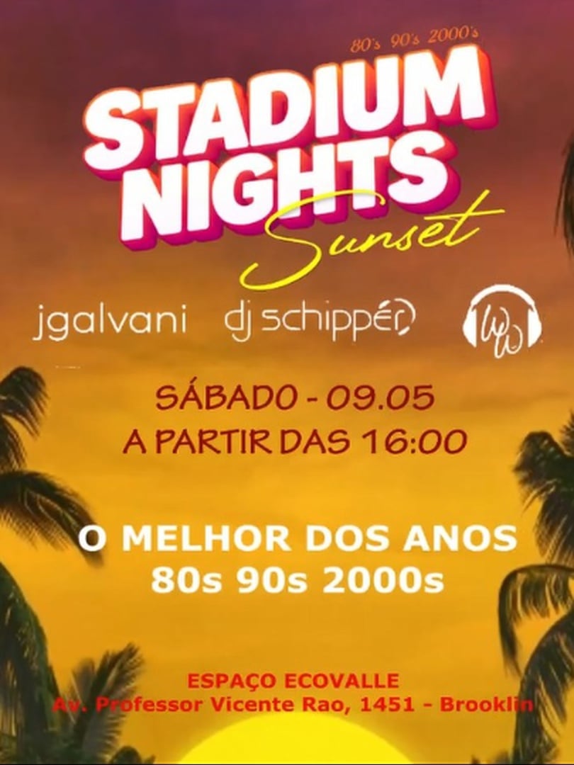 Stadium Nights - SUNSET - 80s 90s 2000s