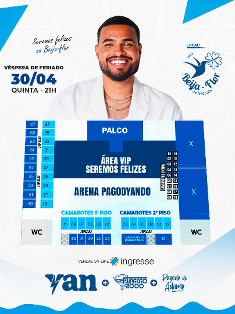 Yan na Beija-Flor em Nilópolis