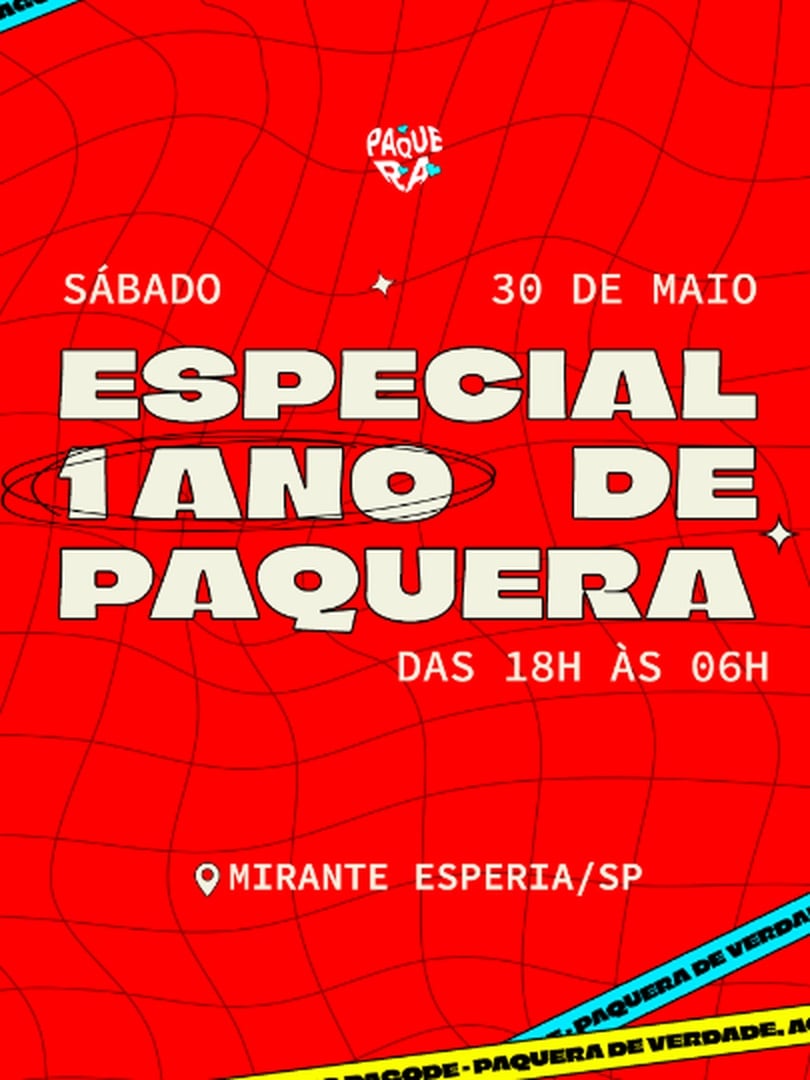 30/05 PAQUERA - EDIÇÃO 1 ANO