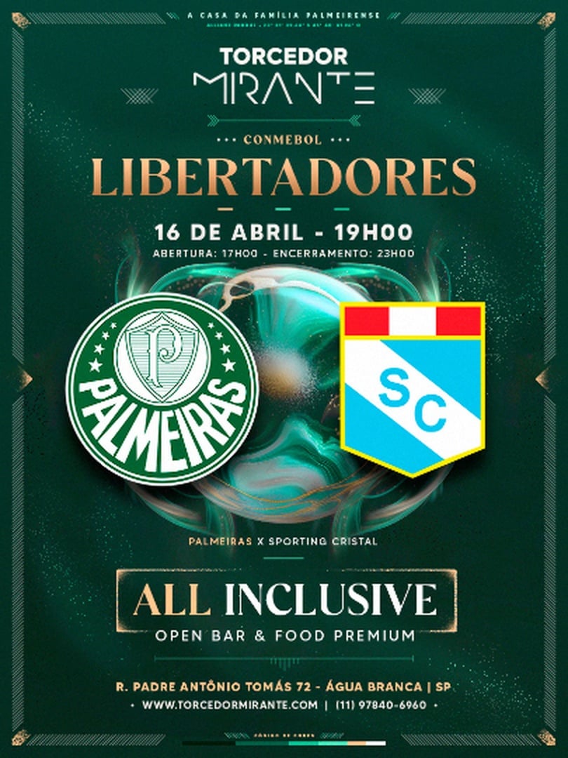 Torcedor Mirante - Palmeiras x Sporting Cristal