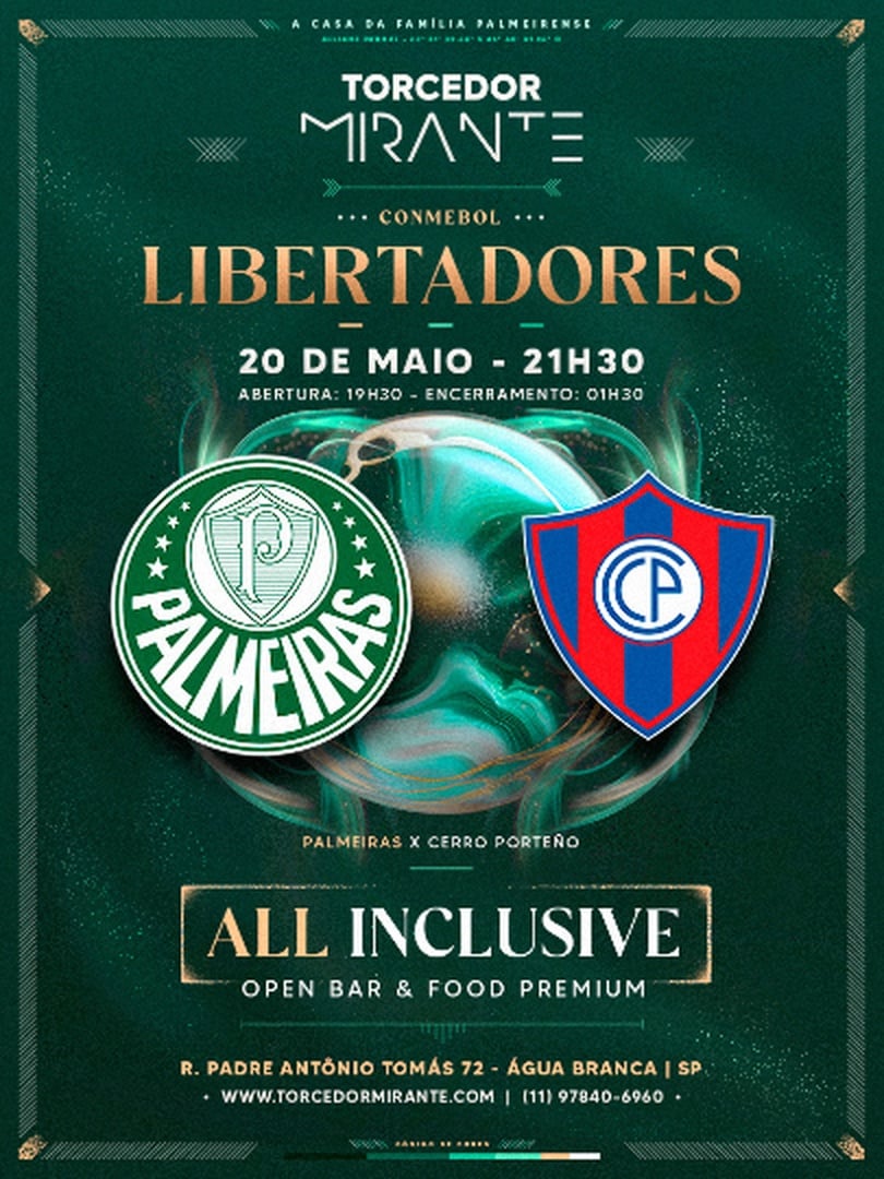 Torcedor Mirante - Palmeiras x Cerro Porteño