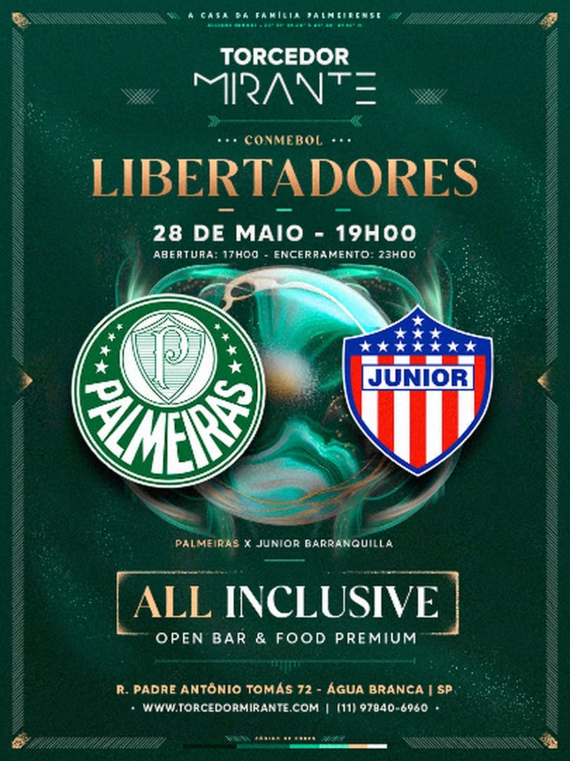 Torcedor Mirante - Palmeiras x Junior Barranquilla