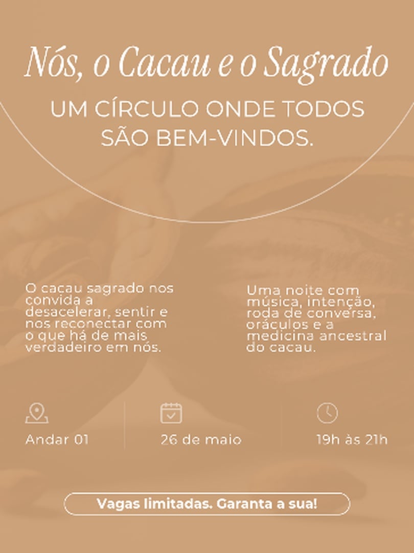 Nós, o Cacau e o Sagrado