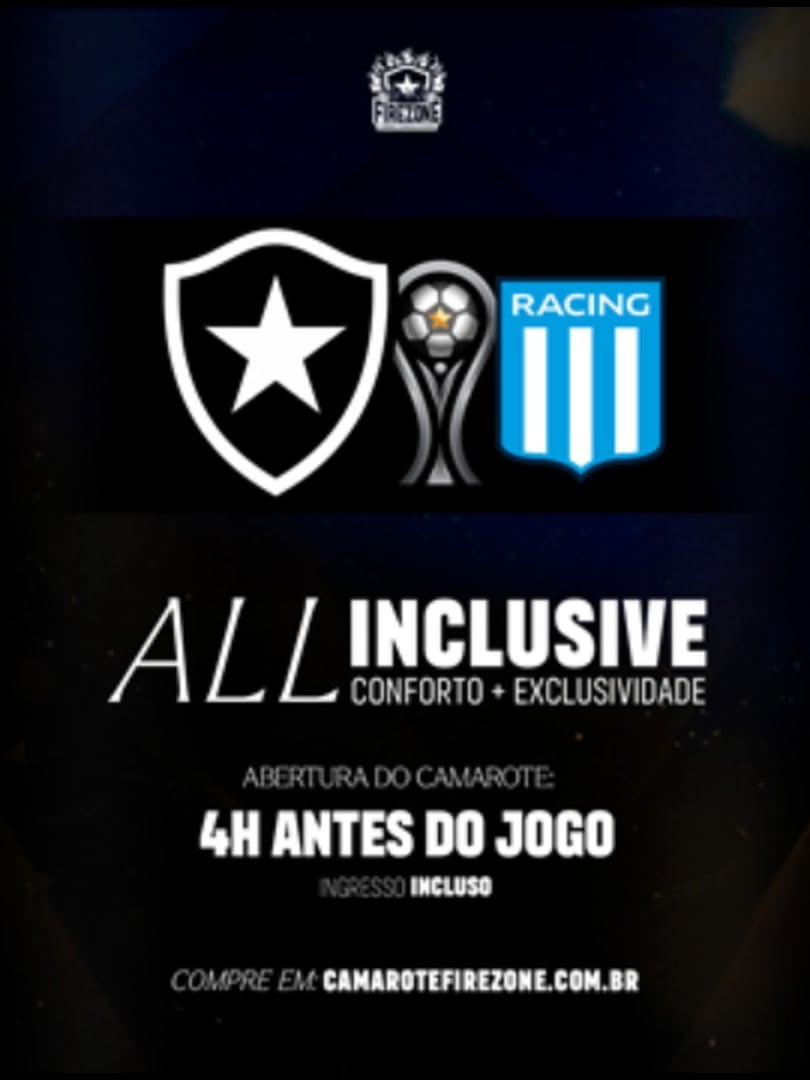 Camarote Firezone - Botafogo x Racing