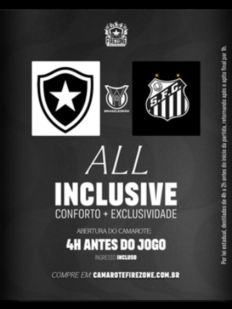 Camarote Firezone - Botafogo x Santos