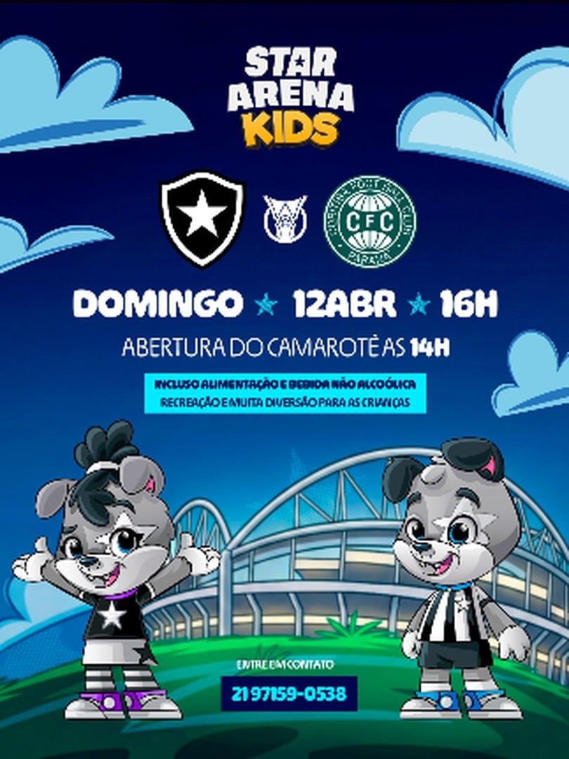 BOTAFOGO X CORITIBA - STAR ARENA KIDS