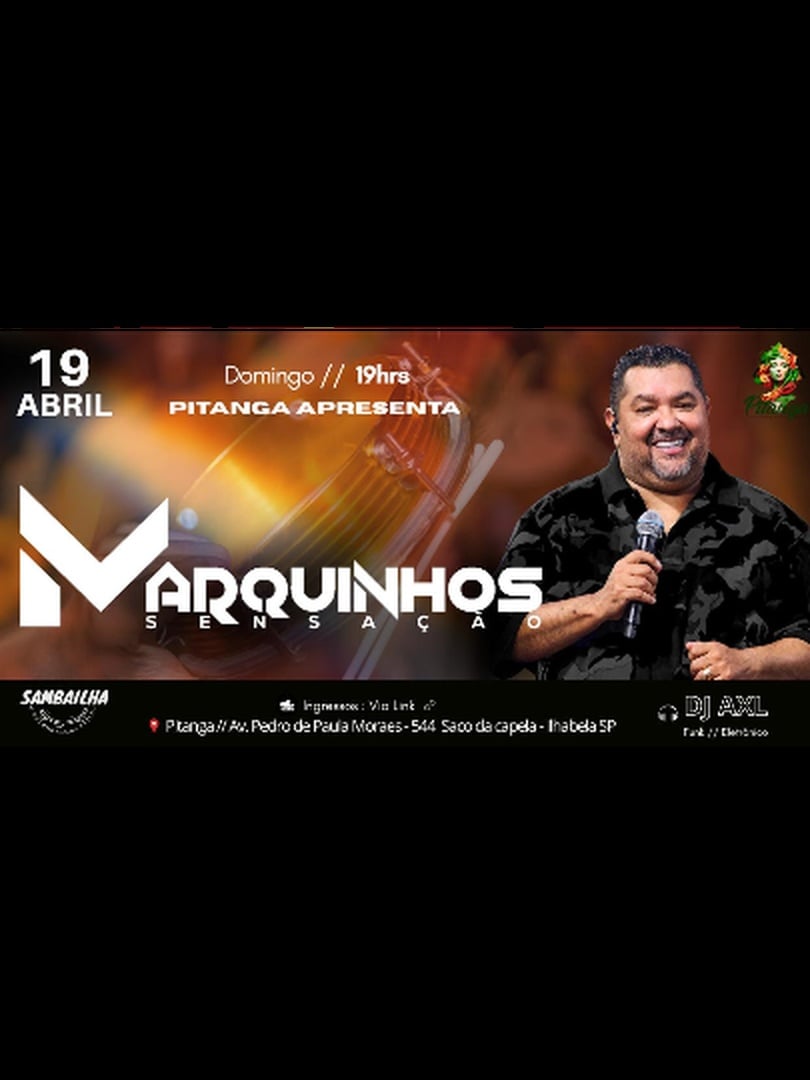 Pitanga Convida Marquinhos Sensação em Ilhabela