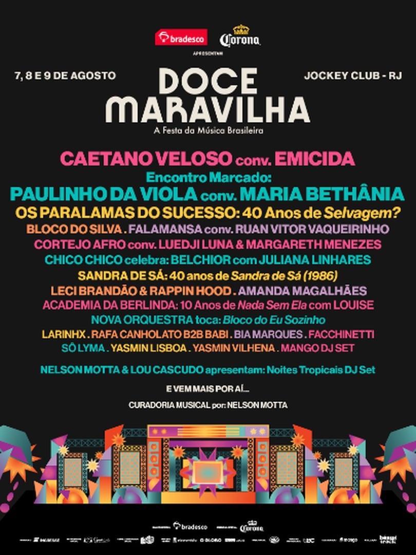 Doce Maravilha - a Festa da Música Brasileira em Rio de Janeiro - Caetano Veloso + Emicida