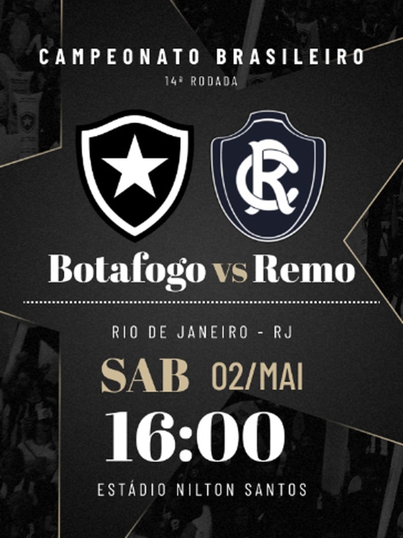 Botafogo x Remo - Campeonato Brasileiro