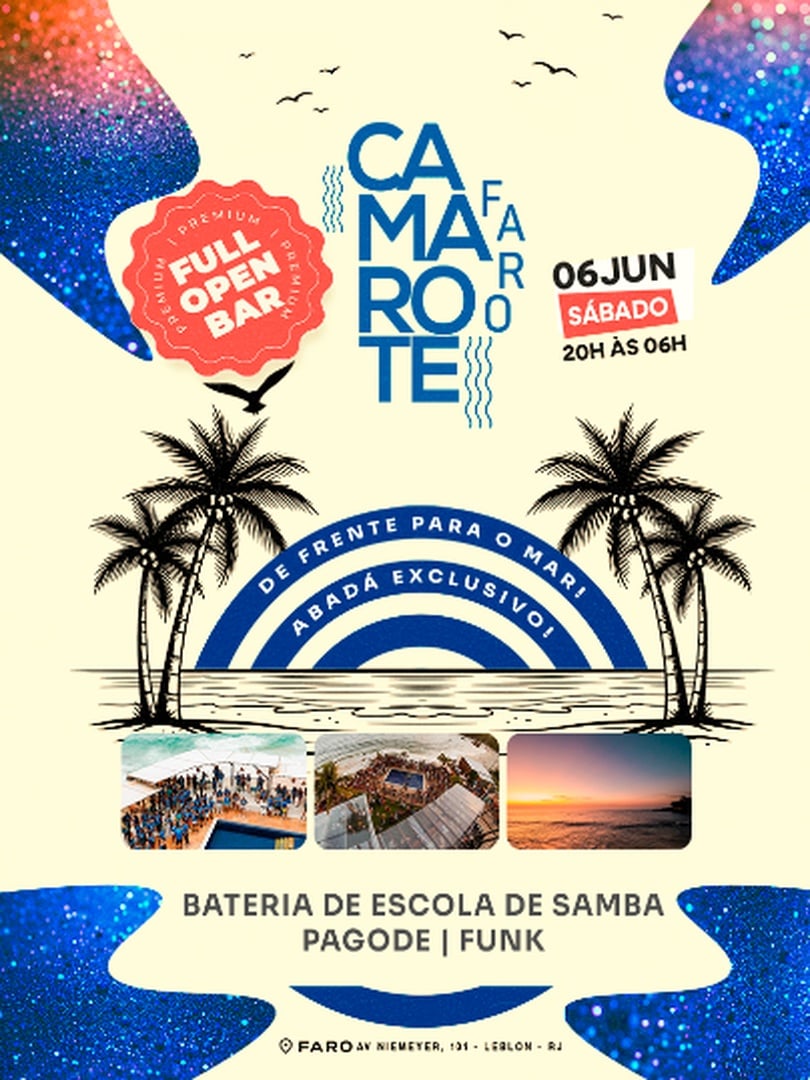 Camarote Faro Full Open Bar Sáb - 06/06