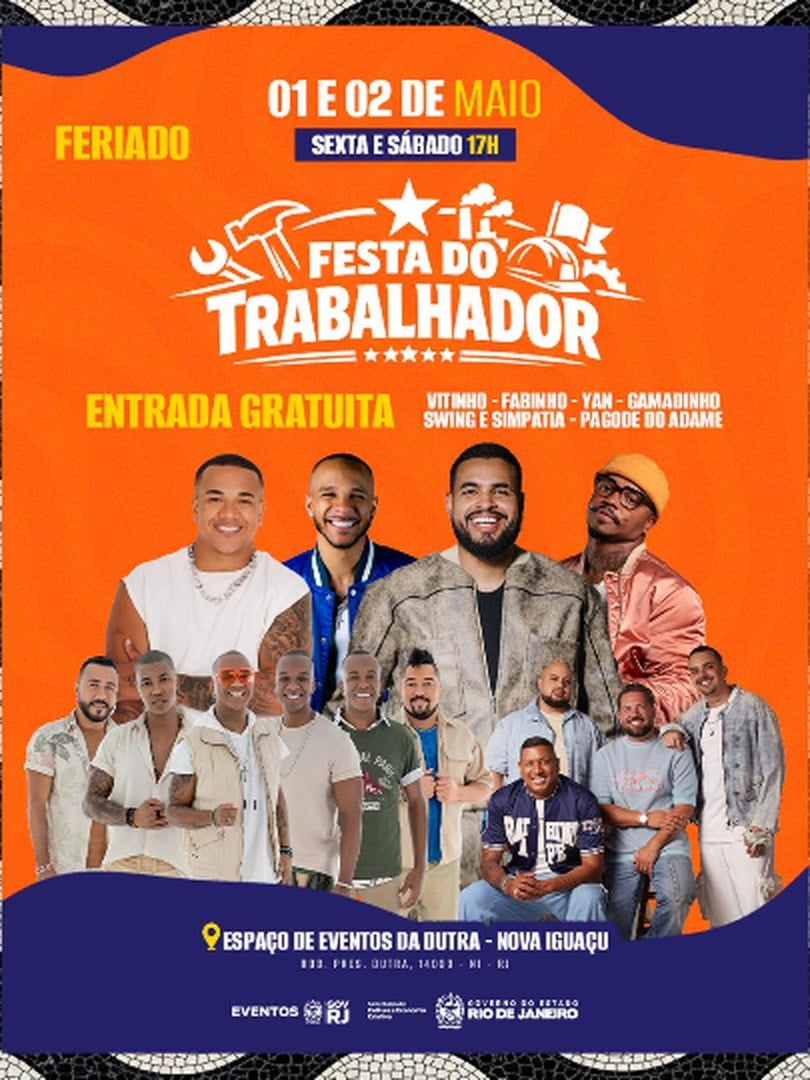 Festa do Trabalhador em Nova Iguaçu - Vitinho + Fabinho + Yan + Gamadinho
