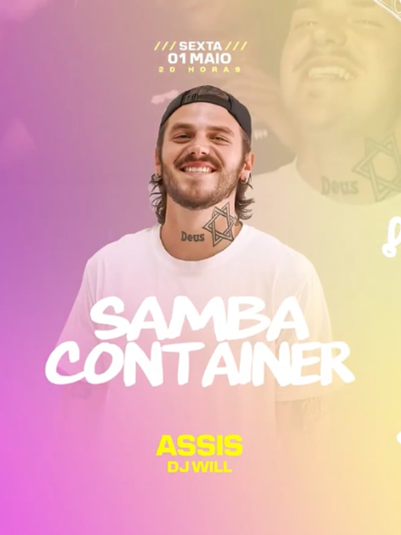 Sambacontainer com Assis em Xangri-Lá
