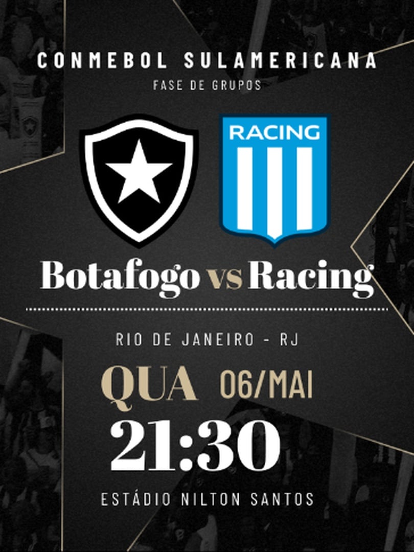 Botafogo x Racing - Conmebol Sulamericana