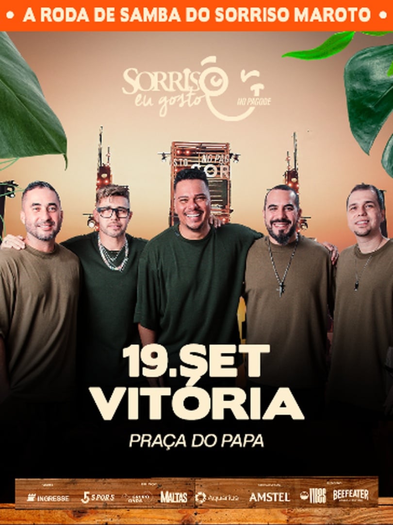 Sorriso Eu Gosto no Pagode em Vitória