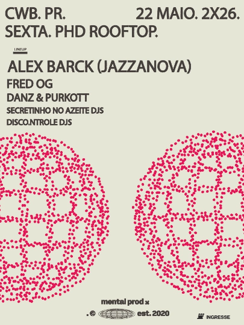 Capa do evento: Mental apresenta Alex Barck (Jazzanova)