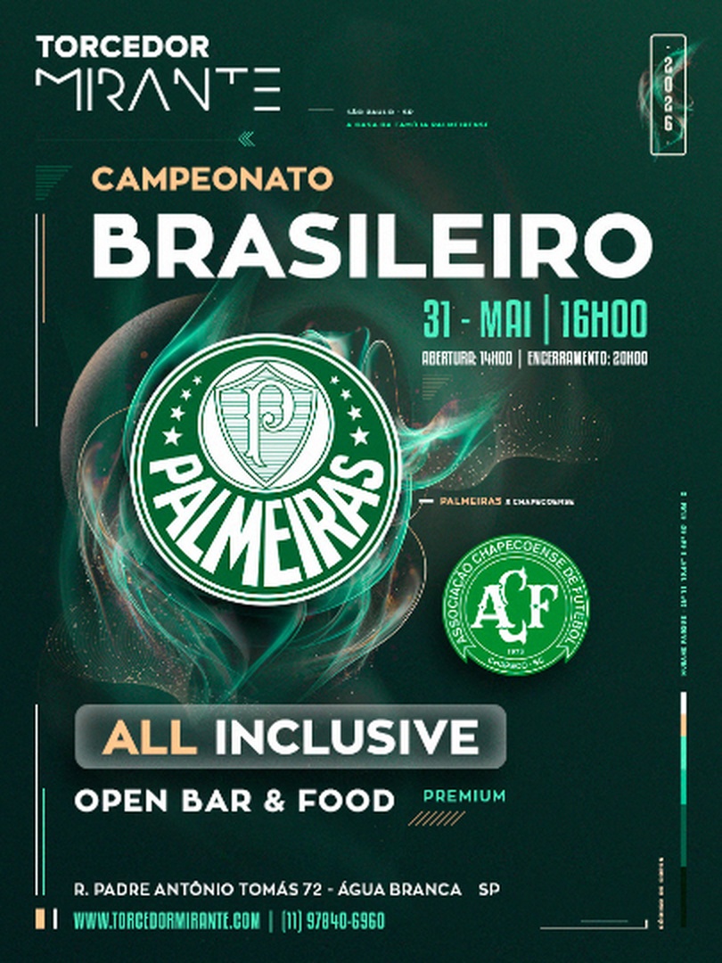 Torcedor Mirante - Palmeiras x Chapecoense