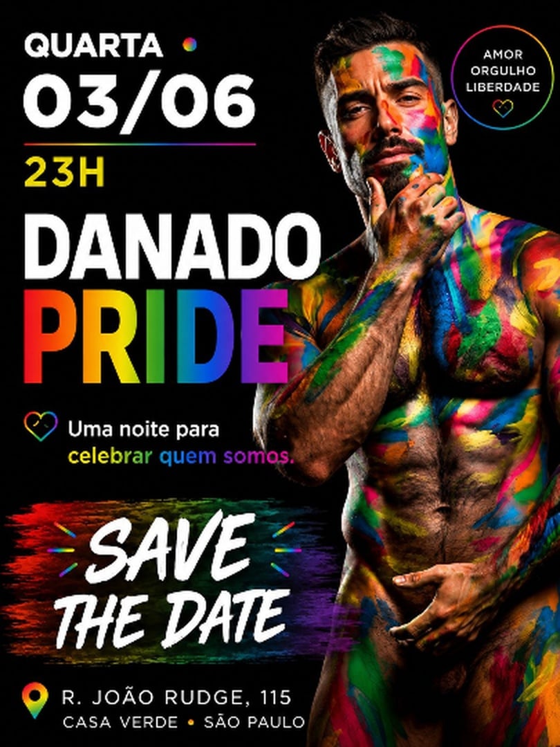 03.06 - FESTA DANADO | PRIDE 2026 |  HIGH CLUB | SÃO PAULO | TNW