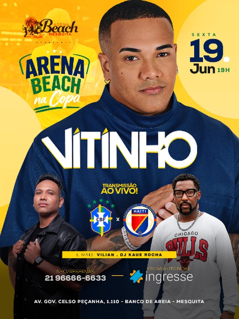 Arena Beach na Copa em Mesquita