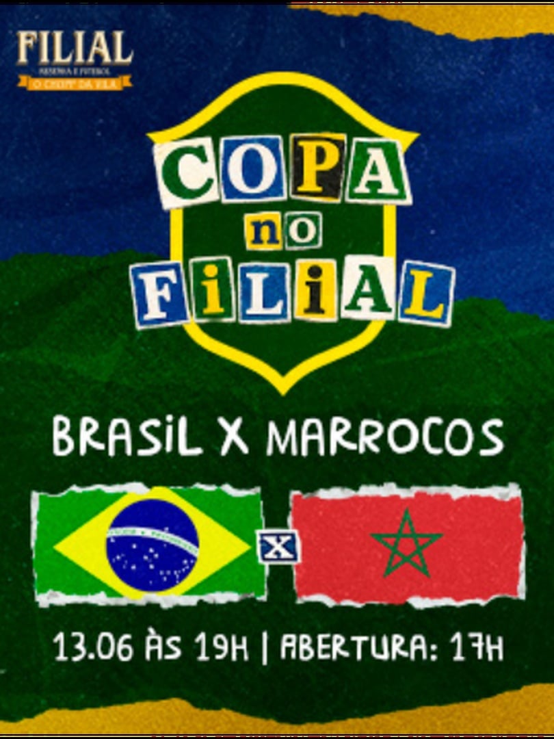 Copa no Filial - Brasil x Marrocos