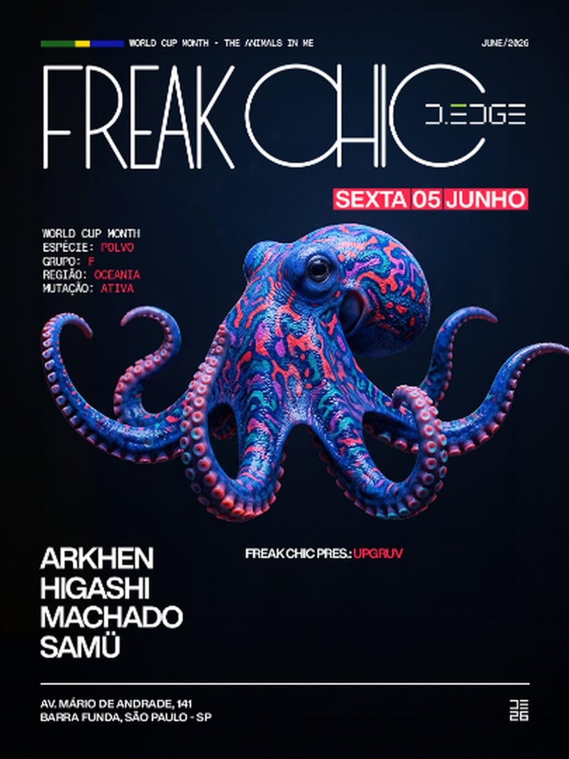 FREAK CHIC D-EDGE SP pres.: UPGRUV. ARKHEN. HIGASHI.  MACHADO. SAMÜ