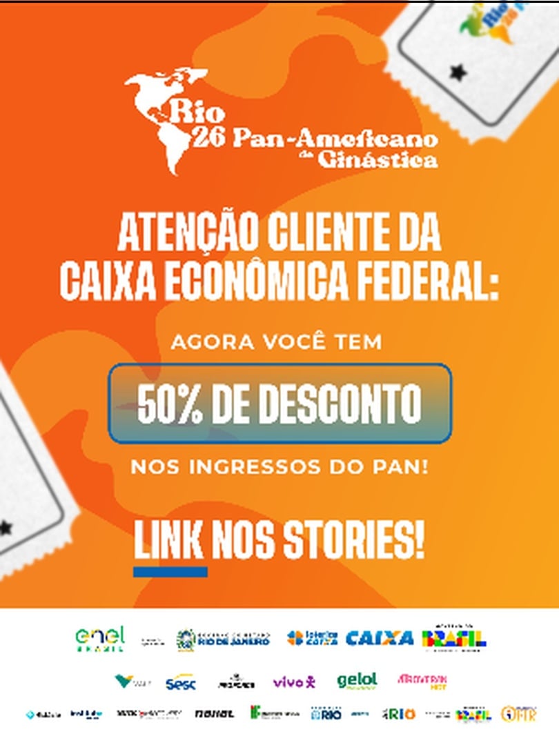 Campeonato Pan-Americano de Ginástica - Rio 26 - CLIENTES CAIXA