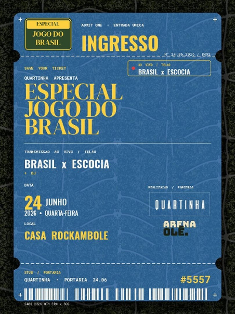 Quartinha - Jogo da Seleção