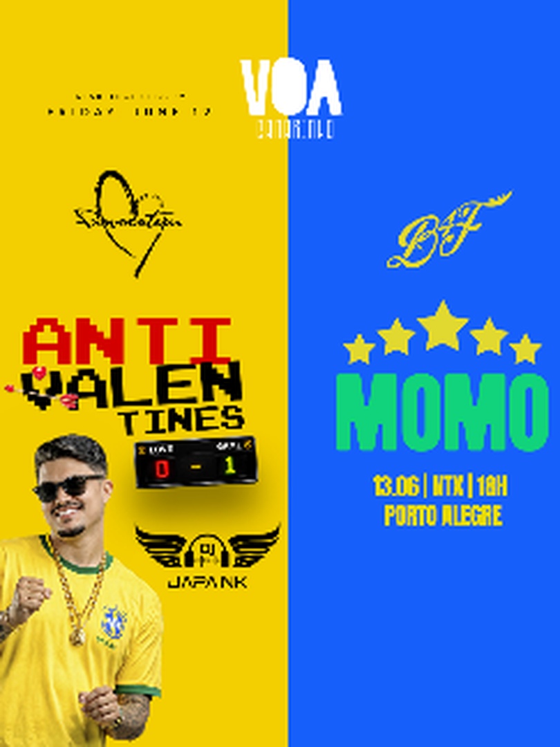 Provocateur + B4F | Pacote Voa Canarinho | Japa Nk + Baile do Momo em Porto Alegre